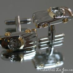 Boutons de manchette, Voiture decapotable Clj Charles Le Jeune 2