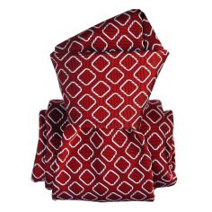 Cravate Segni Disegni Luxe, Faite main, Aramis Rouge Segni et Disegni 2