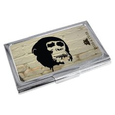Porte cartes de visite T&T, Cheeky Chimp White WB Tyler & Tyler