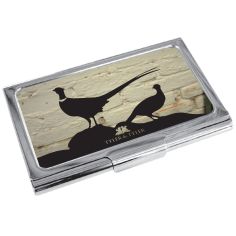 Porte cartes de visite T&T, Faisan White Brick Tyler & Tyler