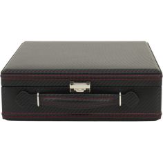 Malette 12 montres, Carbone, fibre de carbone intérieur rouge Friedrich 23 2