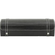 malle 5 montres, London, cuir noir Friedrich 23 2