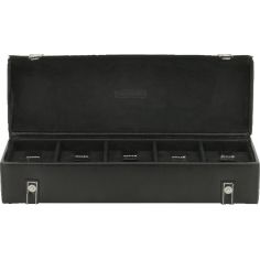 malle 5 montres, London, cuir noir Friedrich 23