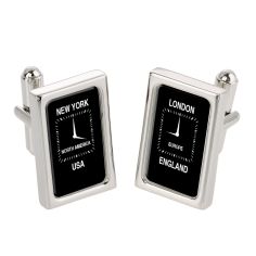 Boutons de manchette, Heure de New York. Sonia Spencer