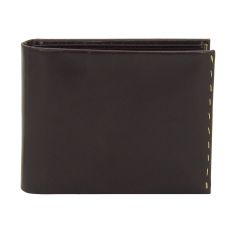 Portefeuille cuir marron foncé 3 volets Friedrich 23