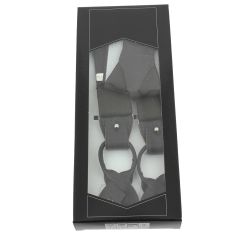 Bretelle 3 attaches Hercule, marron Chocolat, Cuir marron foncé Tony & Paul 2