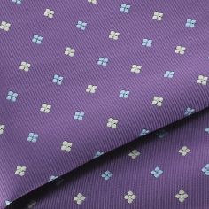 Pochette violet, motifs fleurs Clj Charles Le Jeune 2