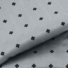 Pochette gris, motifs fleurs Clj Charles Le Jeune 2