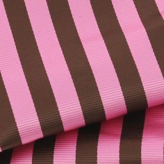 Pochette Rugby large marron et Rose Clj Charles Le Jeune 2