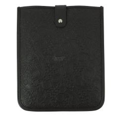 Housse Ipad cuir, Pailsey marron foncé, Simon Carter London Simon Carter