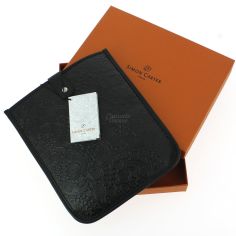 Housse Ipad cuir, Pailsey noir, Simon Carter London Simon Carter 2