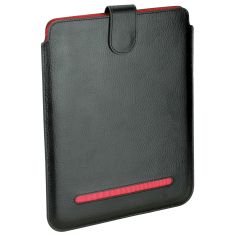 Etuis Noir rouge cuir Ipad 1,2 et 3, Dulwich Dulwich Designs