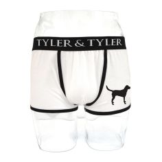 Boxer homme blanc, labrador noir Tyler & Tyler