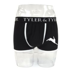 Boxer homme noir, lièvre blanc Tyler & Tyler