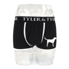 Boxer homme noir, labrador Blanc Tyler & Tyler