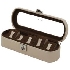 Ecrin 5 montres, beige, Collection Cordoba, Cuir Friedrich 23