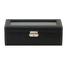 Ecrin 4 montres, Bond, noir, vitré Friedrich 23 2
