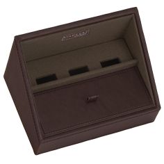 Plateau empilable valet stacker, Module1 Mini marron-Kaki, Base de charge Stackers UK