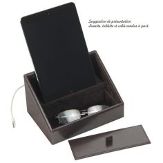 Plateau empilable valet stacker, Module1 Mini marron-orange, Base de charge Stackers UK 2