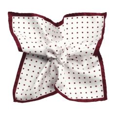 Pochette soie, Dandy Blanc Segni et Disegni 2