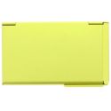 Porte-carte de visite alu vert lime, Ogon Design, One Touch Ogon Designs