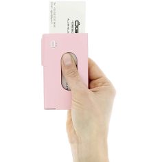 Porte-carte de visite alu Rose, Ogon Design, One Touch Ogon Designs 2