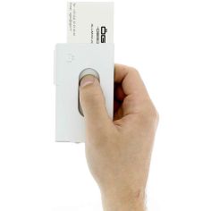 Porte-carte de visite alu gris, Ogon Design, One Touch Ogon Designs 2