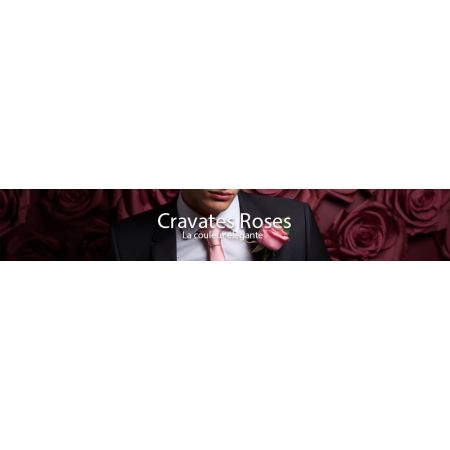 Cravates roses