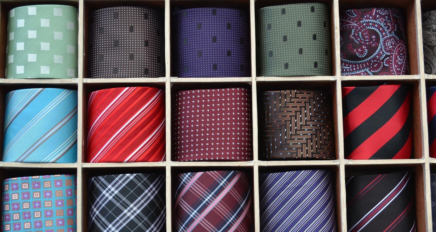 matieres de cravates